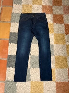 Ted Baker Slim Fit Dark Blue Stretch Jeans